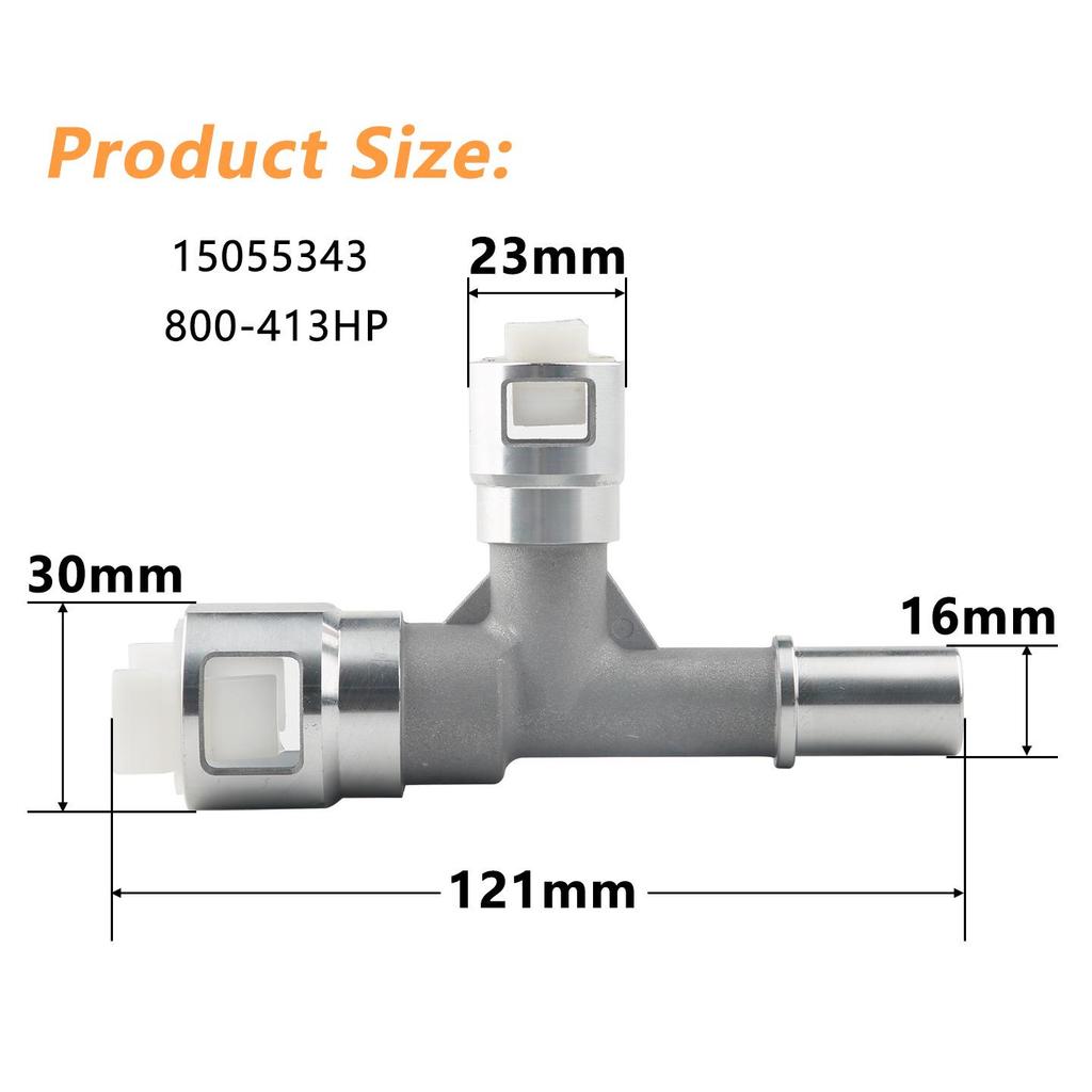 Metall-Heizschlauchverbinder 800-413HP/414HP für Cadillac, Chevrolet, GMC