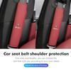 ZNBUA1 Leather Car Safety Belt Shoulder Cover Protection Padding Pad For Alfa Romeo 159 Giulietta Giulia 147 Mito 156 159 166 GT