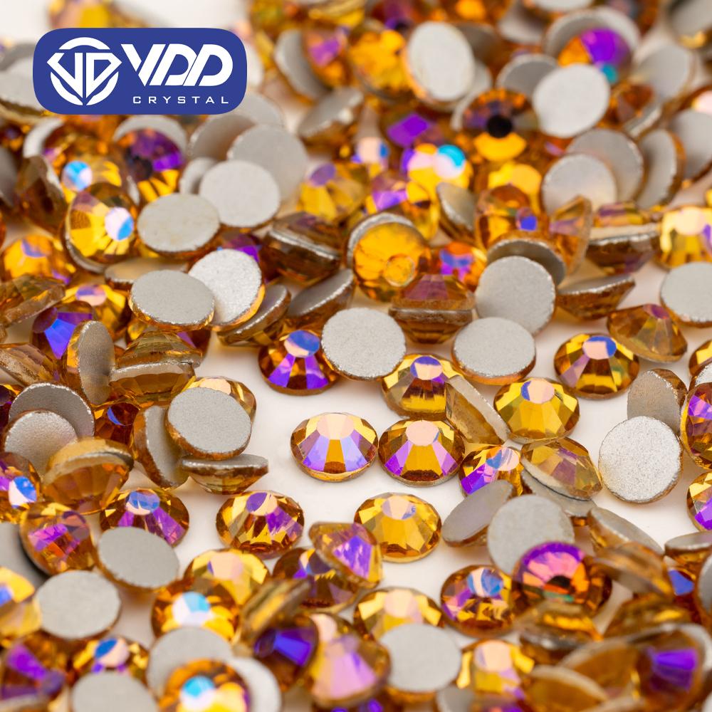 VDD Neue Farben SS4-SS30 Hochwertige Glas Kristall Strasssteine Glitzer Strass Flachrückseite Steine für Nagelkunst DIY Handwerk Dekoration