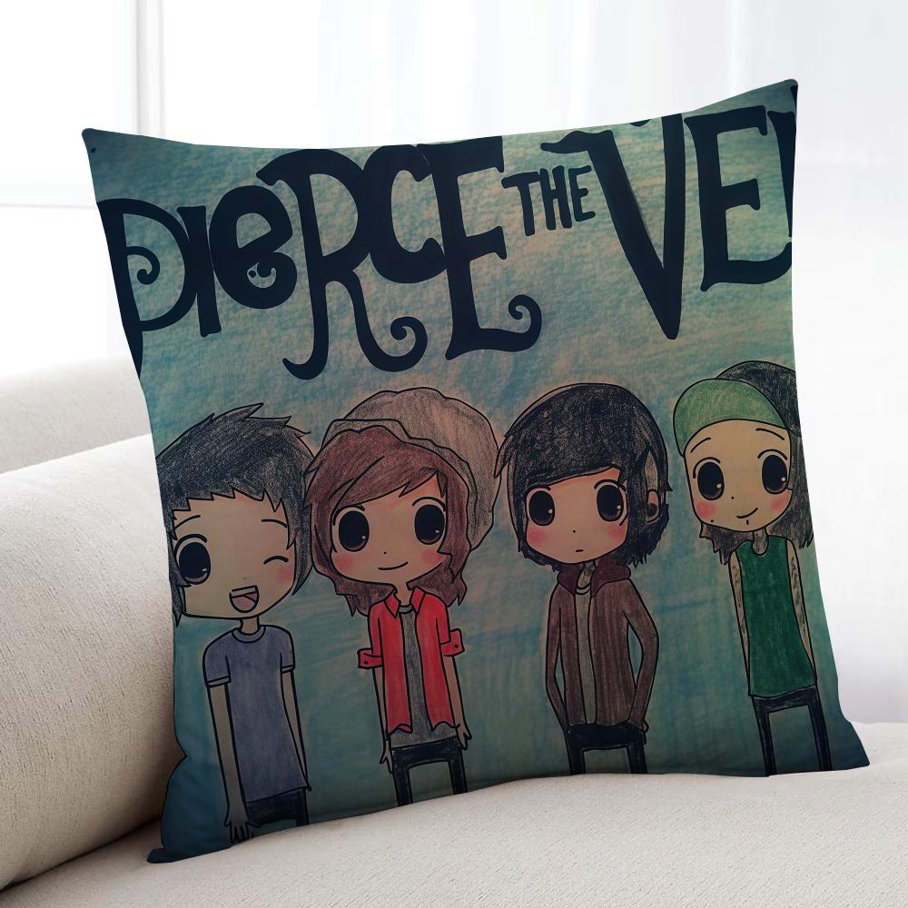 Band P-Pierce The V-Veil cushion cover Home Bedding Sofa living Room pillowcase Simple Soft Skin Cushion Cover Party Gift 12x12Inch