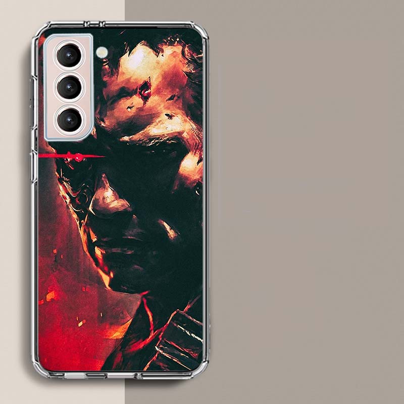 Arnold Schwarzenegger Terminator Phone Case For Samsung Galaxy S25 Edge S24 S23 FE S21 S20 S10 Plus S22 S26 Ultra Cover Clear Ca