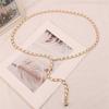 Chain Belt Female Waist Metal Belts For Women Luxury Tassel Thin Waistband Dress Coat Adjustable Corset