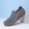 Fashion 2025 New Summer Men's Pig Skin Cave Snail Lightweight Shoes Fashion Brand Men's Breathable Outdoor Casual Low Top Driving Shoes