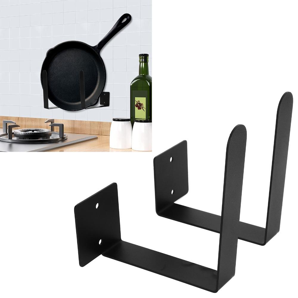 2pcs Iron Material Cutting Board Holder Screws Included Kitchen Storage Rack For Baking Trays
