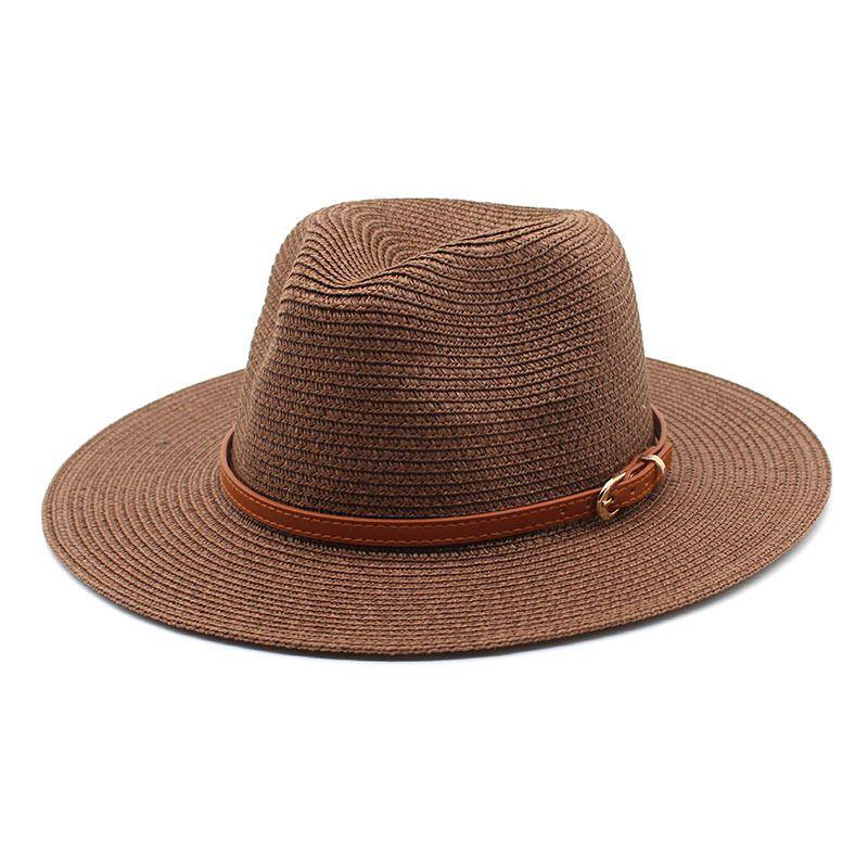 New Grass Green Fashionable Casual Versatile Top Hat for Beach Travel Sun Protection Sun Hat