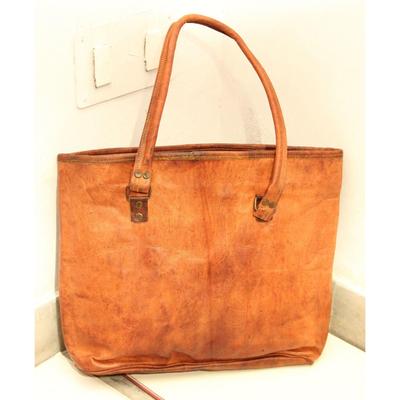Neue Damen Vintage Leder Luxuriöse echte Tasche Tote Schulter handgemachte Handtasche Tasche