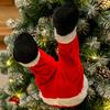 Christmas Santa Legs Christmas Decorations Fireplace Ornaments USB Animated Foot Christmas Ornament Christmas Tree Ornament
