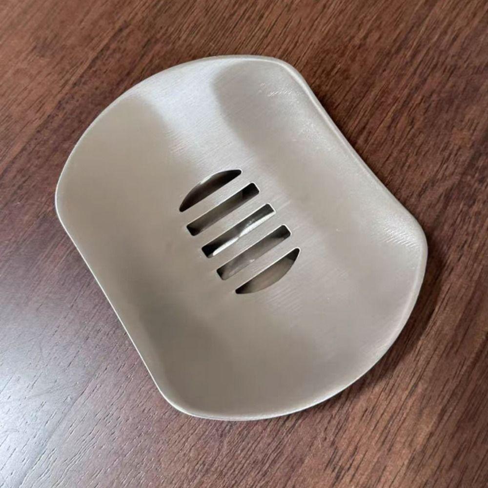 Double Layer Shelf Soap Dish Flying  Dish Soap Drain Holder Simple Soap Case Holder  Toilet