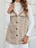 European & American Plush Hooded Cardigan Vest for Fall/Winter - Warm & Stylish Women's Jacket