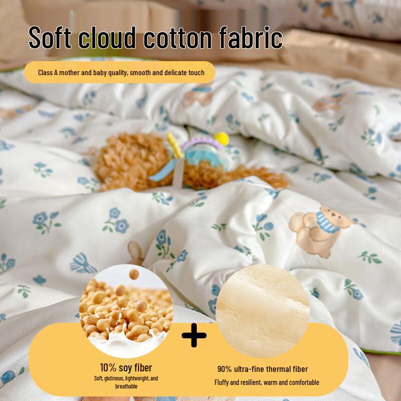 Nanjiren 7A Antibacterial Soy Fiber Summer Quilt