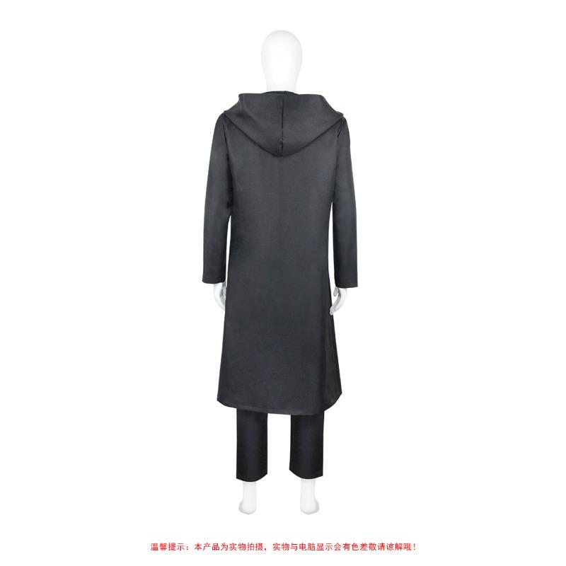 Solo Leveling Sung Jinwoo Cosplay Mid-Length Hooded Cloak Anime Costume Set
