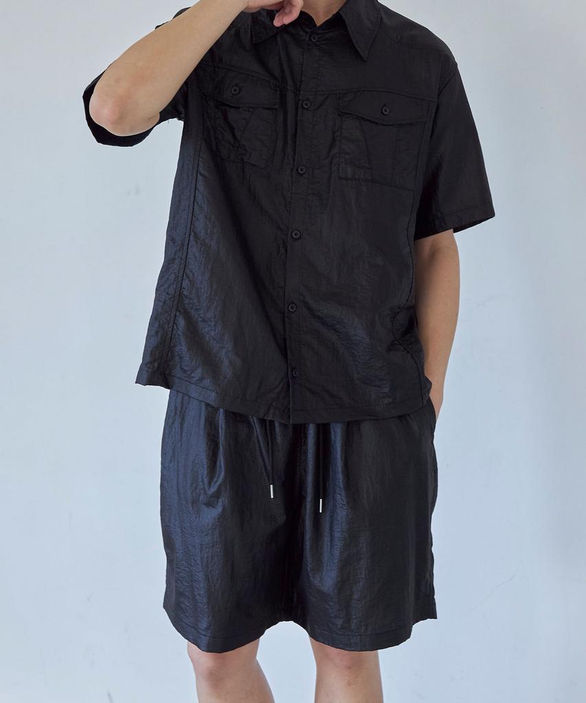 SENTAIR Glossy Shorts_Black