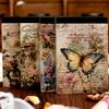 100pcs/pack Garden Whisper Series Material Book DIY Handbook Bottoming Paper Decoration