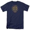 Battlestar Galactica - Goldgeschwader Aufnäher - Unisex Kinder T-Shirt - Blau