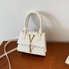 Pu Women's Bag Small Square Bag New Shoulder Bag Simple Handbag Messenger Bag High-end Bag