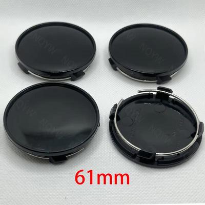 4 Stück/Los 61mm Blanko Ohne Logo Auto Radmitte Kappe Q7 A4 A3 Q3 Auto Felge Ersatz Radkappe Auto Felgen Nabenabdeckung Zubehör