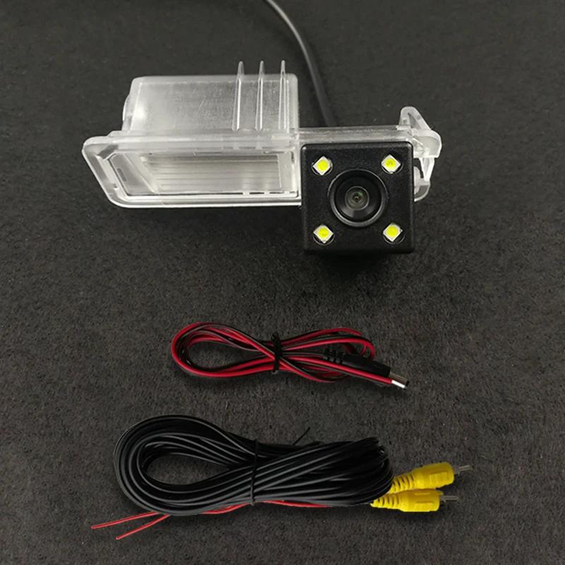 For VW Polo V (6R) Golf 6 VI Passat CC Magotan HD Wireless Car CCD Rear Camera Fisheye 8 12 led dynamic Night Vision waterproof