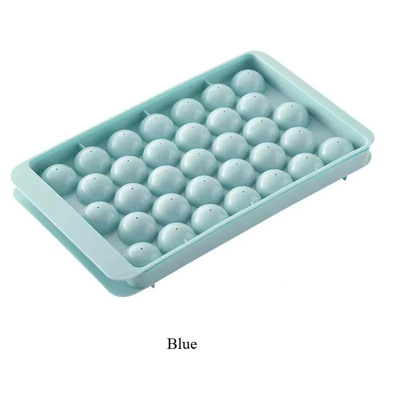 Round Ice Cube Mold with Lid 33 Ice Ball Shaped Round Ice Making Molds Can Be Reused Making Whiskey Ball Popsicle Lollipop Molds