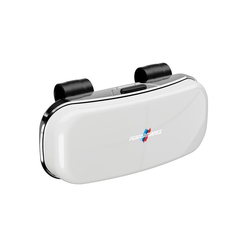 SQKR7 Car Eyewear Case Box Sunglasses Holder Sun Visor Storage Protective Frame Box Glasses Clip For BMW M Performance E46 E90 E60