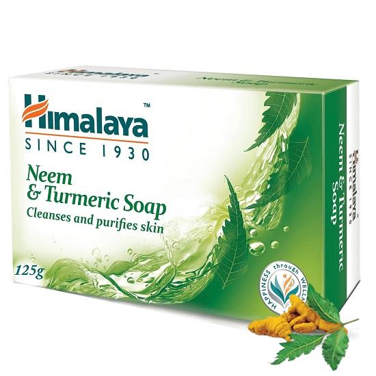 

Мыло для купания с нимом и куркумой Himalaya Herbals, 125 г, упаковка из 4 шт. зелёный