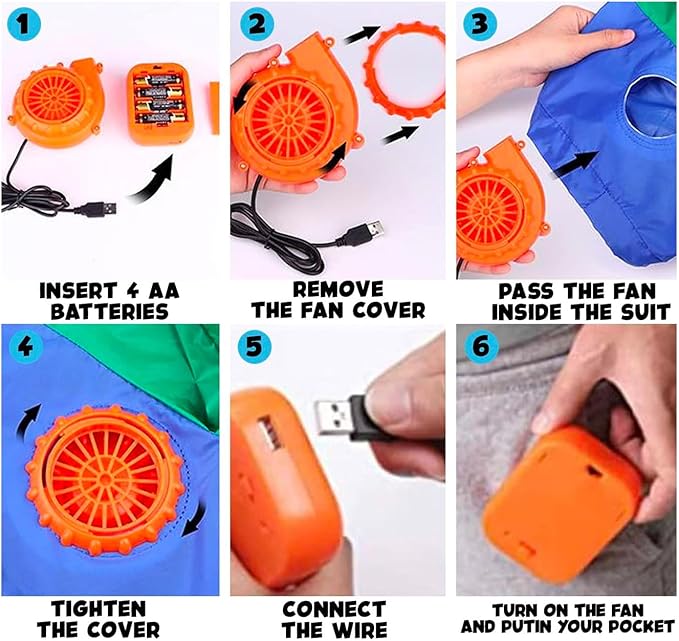 Adult Cycling Velociraptor Inflatable Costume