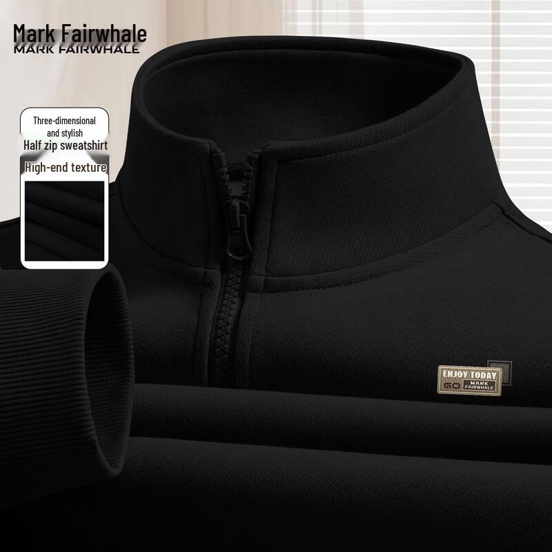 

Mark Fairwhale Men s 2025 Half-Zip Loose Fit Sweatshirt 2XL