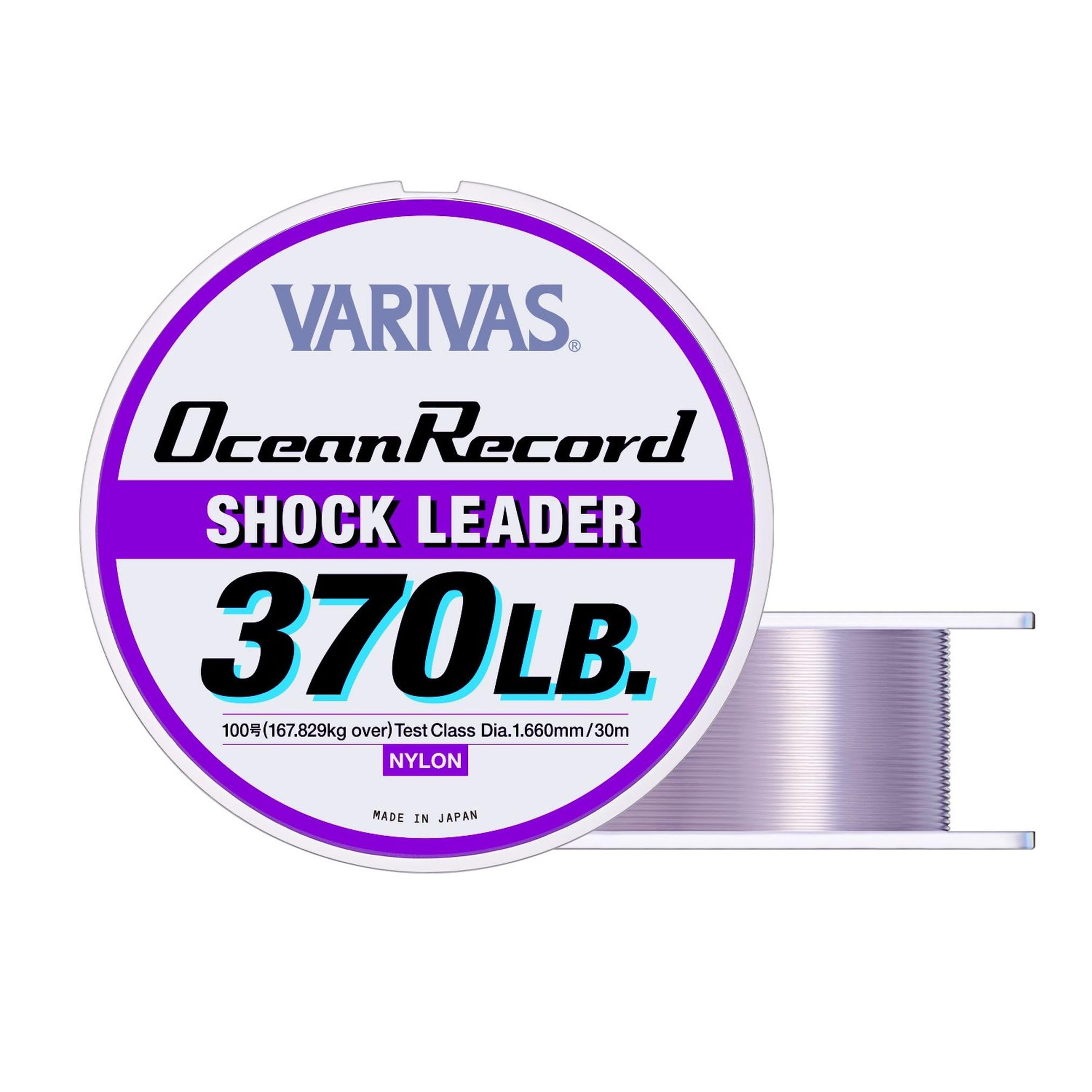 

Maurice VARIVAS Ocean Record Shock Misty Purple Leader, Nylon, 30m, 100g, 370lb,