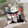 Chinese Landscape Pillow Case Throw Pillow Cover Nordic Vintage Style Cushion Covers Home Living Room Sofa Couch Seat Decor