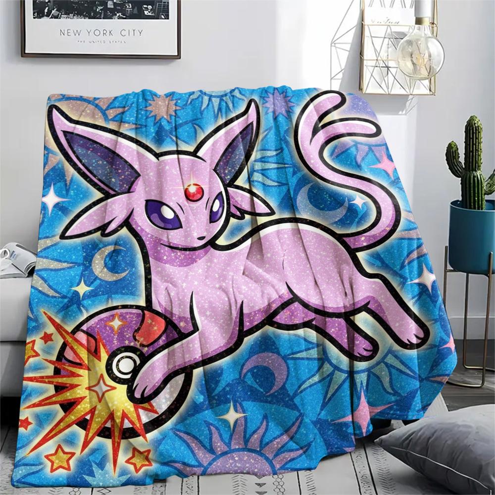 Pokemon Pikachu Print Flannel Blanket, Ultra Soft High Quality All Seasons Warm Throw, Home Decor Cozy Blanket, Perfect Christmas Gift