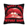 The Rocky Horror Picture Show Film Pillow Cover Design Cushion Cover Vintage Pillow Case For Couch Sofa Bedroom