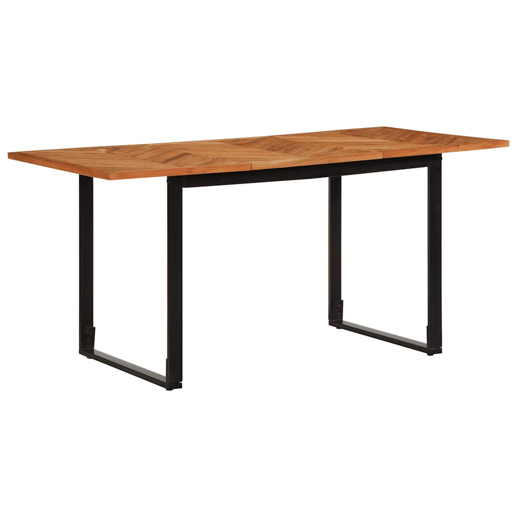 Dining Table 160 x 80 x 75 cm Solid Acacia Wood