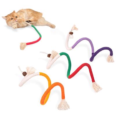3pcs Cotton Rope Cat Toy For Indoor Cats, Silver Vine Fruit Interactive Cat Rope For Kittens, Tooth Cleaning And Chewing Pet Toy