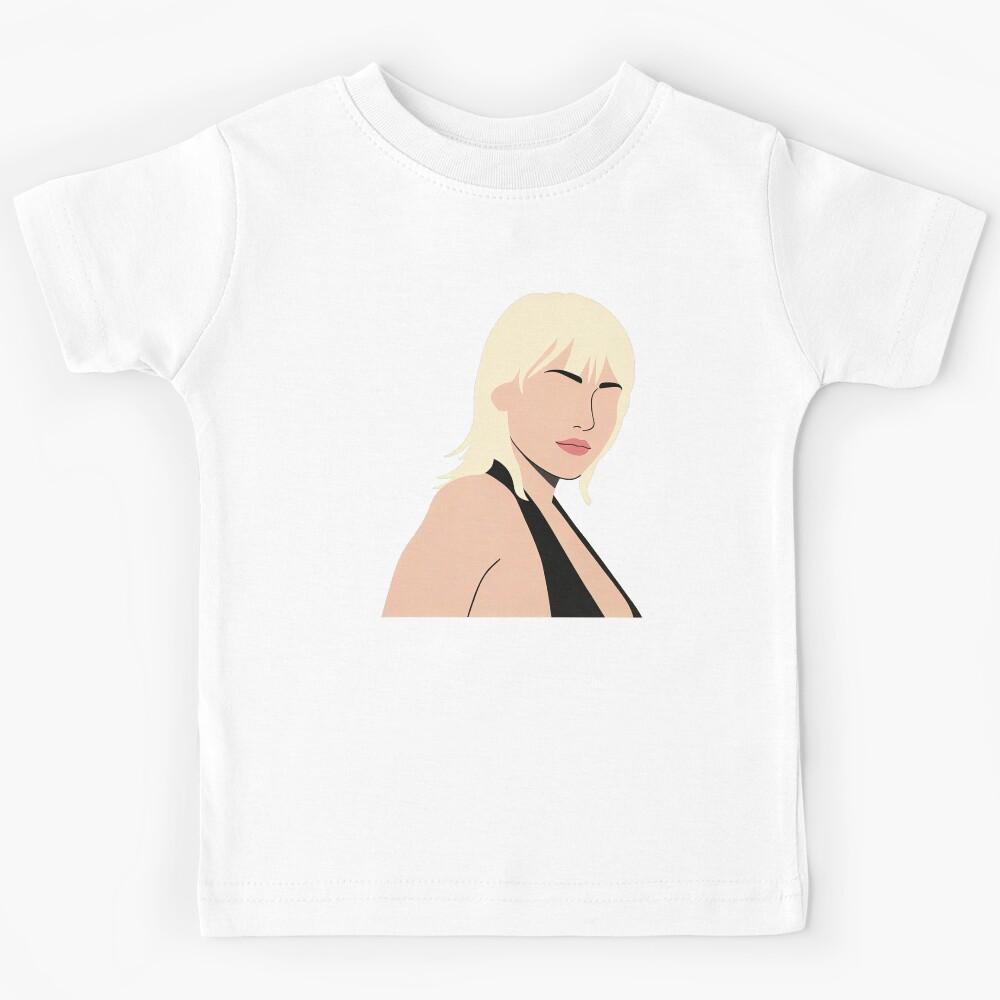 Miley Cyrus Lineless Illustration Kids T-Shirt 160