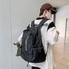 Schoolbag Men's Large Capacity Junior High School Students Middle School Students Fashion Trend Simple Backpack Backpack Women's Style Travel Bag