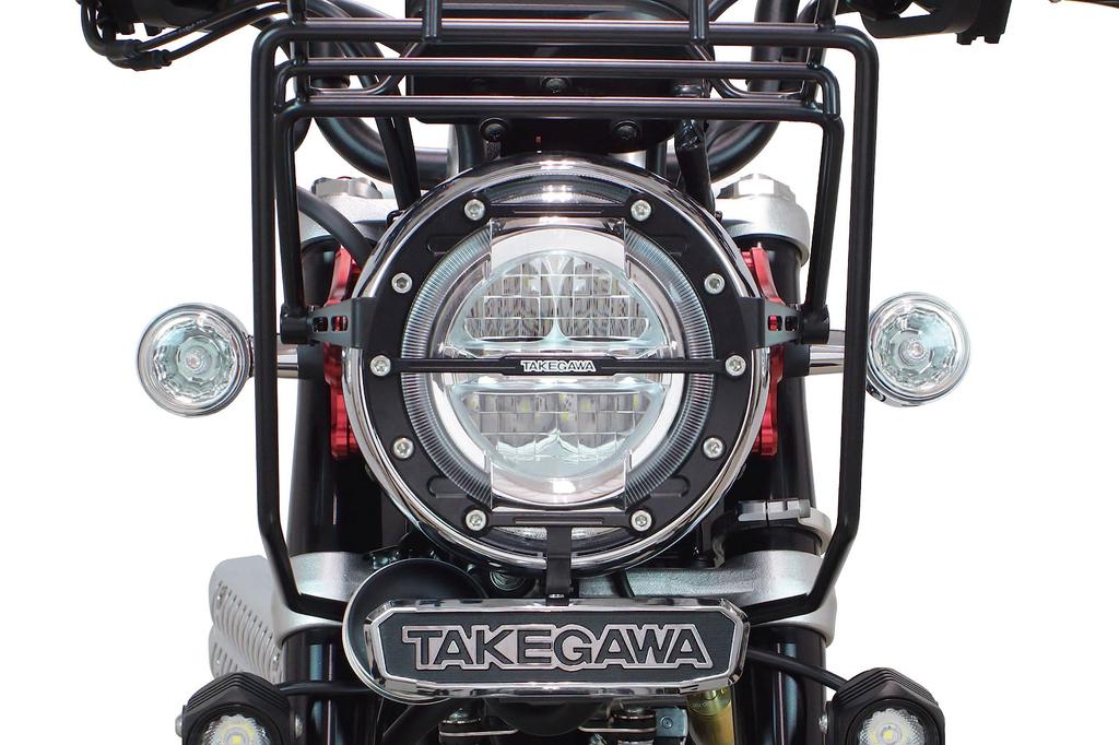 SP Takegawa Chránič světlometu (Billet/Černá) pro Monkey 125/Dax 125/CT125 09-09-0087