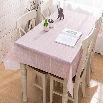 1 Pc 137x90 Cm PEVA Plaid Pattern Tablecloth Waterproof Oilproof Outdoor Picnic Table Cover for Party