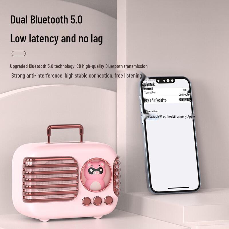 Newman N22 Retro Mini Portable Bluetooth Speaker