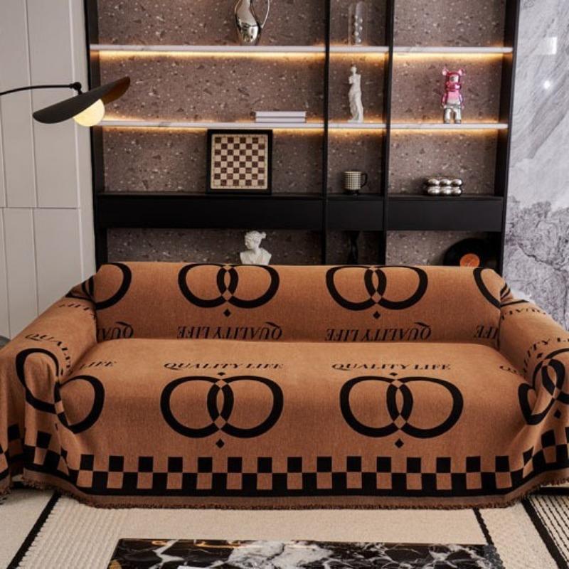 

Премиальный чехол для дивана, простой новый универсальный чехол-полотенце для дивана из шенилла на все четыре сезона, универсальная подушка для сиденья, охватывающая все. 180*130