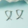 New Trendy Jewelry Simply Earrings Unique Geometry Earrings For Women Gift Earings Fashion Jewelry Korean Silver Color Earrings