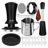 25PCS Coffee Accessories Set with Constant Pressure Espresso Tamper, Dosing Funnel, Distribution Tool, Puck Screen,