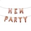 Rose Gold 'Bride to Be' Balloon Set for Wedding or Valentine's Day Party