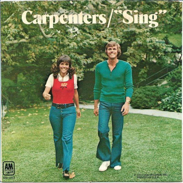 

7inch Record CARPENTERS - Sing AM1413 A&M Records 1973 US Rock Used