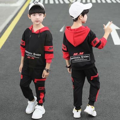 Boy's Suit Spring And Autumn Sports Sweater Two-piece Suit