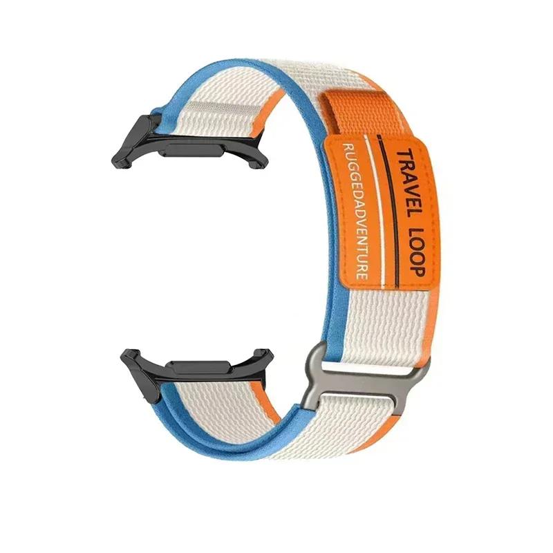 

Nylon Travel Loop Strap for Samsung Galaxy Watch Ultra 47mm Men Sport Band for Galaxy 7 47mm Ultra NO Gaps Curved End Bracelet for galaxy watch ultra
