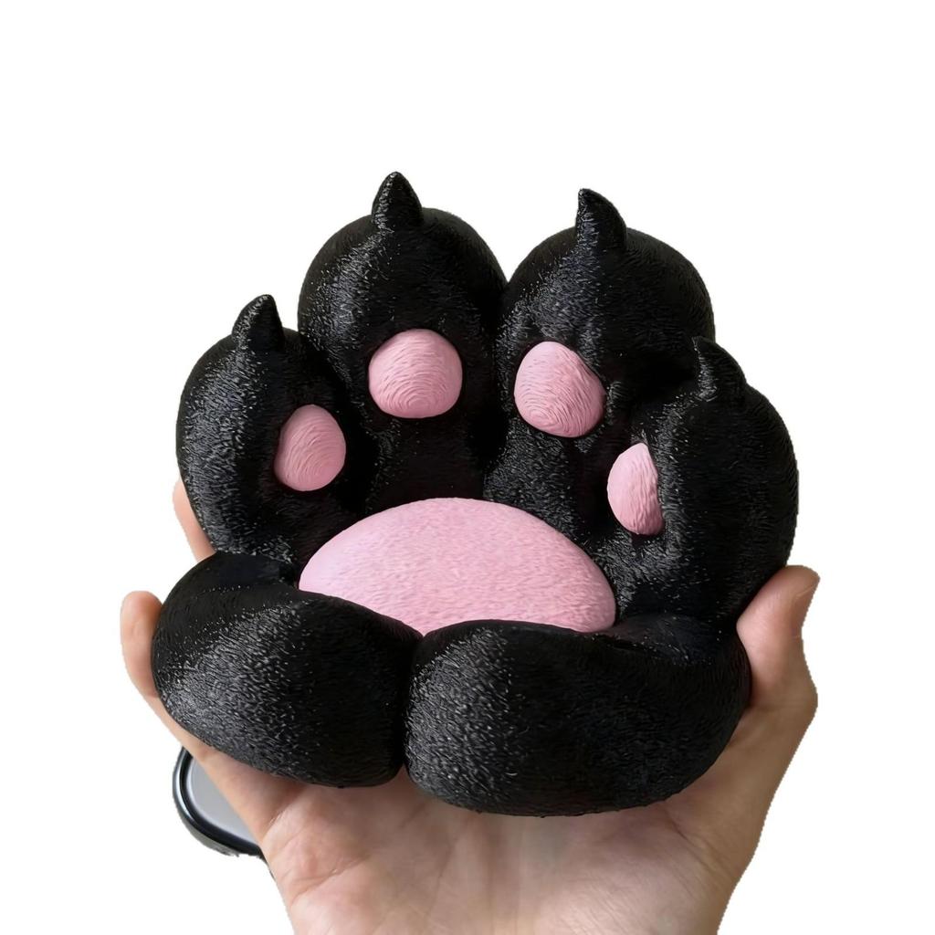 Adorable Cat Paw Phone Holder - Cartoon Desktop Ornament & Dorm Binge-Watching Gift