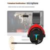 Dual-Mode Wireless Gaming Headset with Mic: 2.4G & Bluetooth for PC and Mobile.