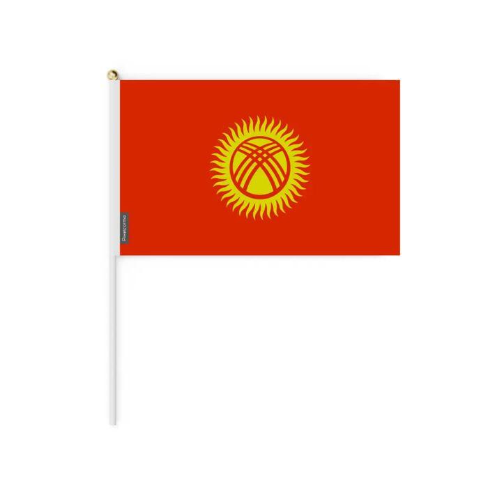 Drapeau - Kirghizistan - Mini Drapeau - 30 X 45 Cm - Polyester - Léger Et Robuste