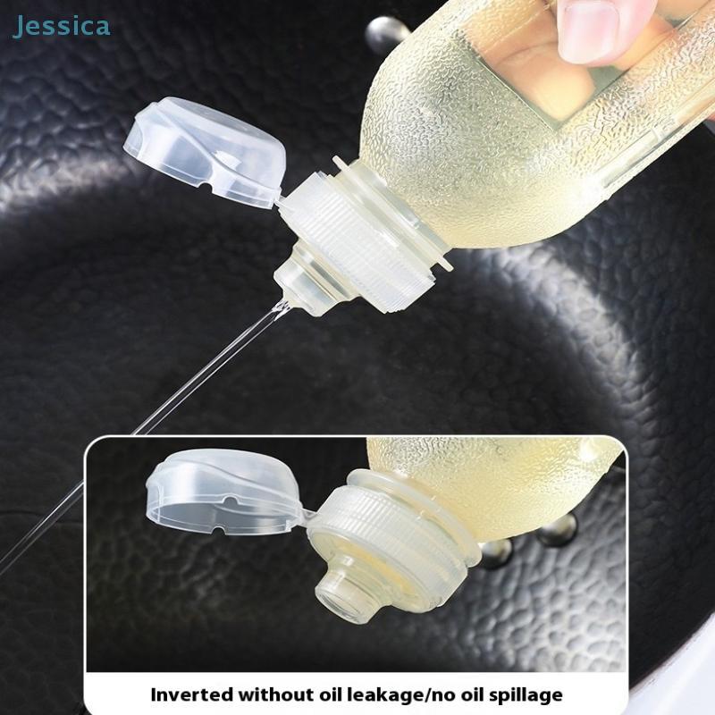 300500Ml Bottle Kitchen Plastic Condiment Squeeze Bottles Bbq Sauce Kitchen Olive Oil Squirt Bottle 4Pcs