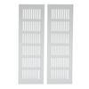   Vent Grille Heat Dissipation Aluminum Alloy Silver Rectangular Ventilation Grille Cover for Cabinet Closet RV  