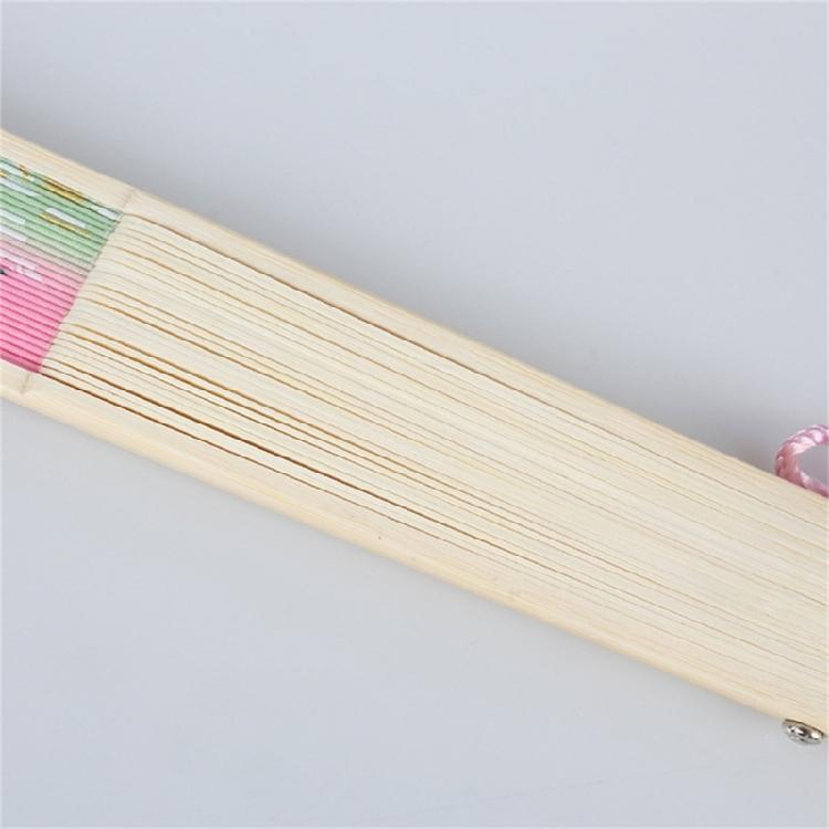 Vintage Folding Fan with Handle Multifunction Teenager Girl Props Gift